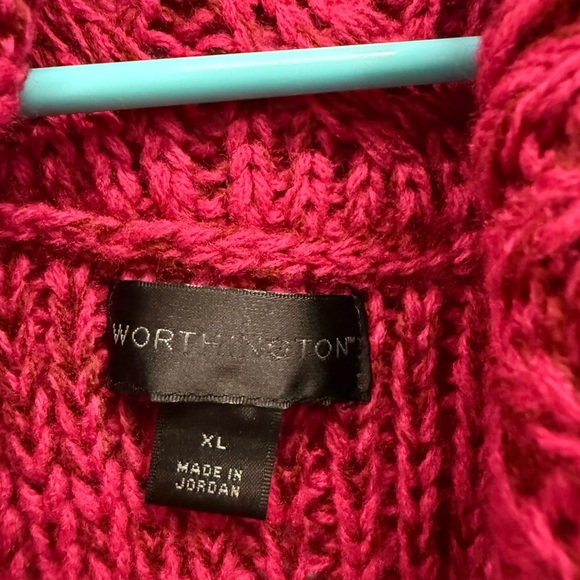 Worthington Women’s Shirtsleeves Turtleneck Sweater - Picture 3 of 3